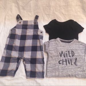 Baby boy lot featuring Janie and jack 0-3m